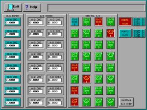 Matrix Plasma Asher Descum System Board Test screen