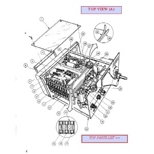 Heatpulse 610 Spare Parts -Top View -500X500