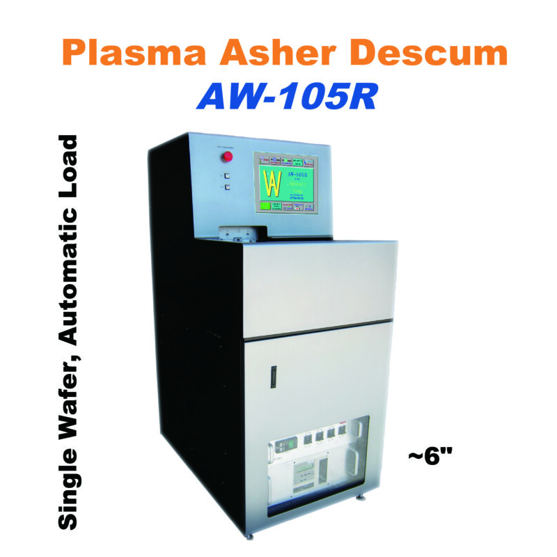 AW-105R plasma asher for 2–6 inch wafers