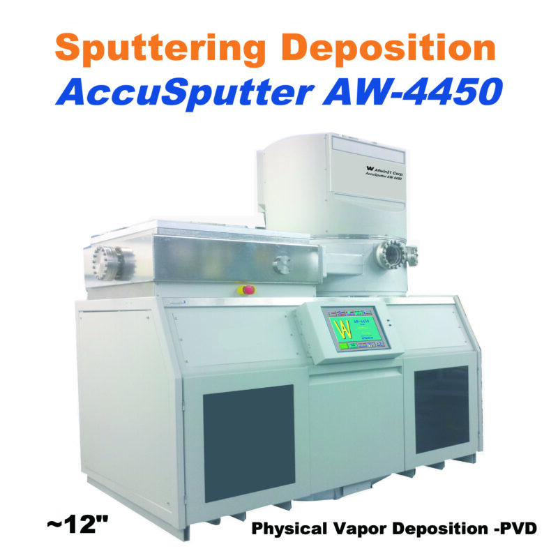 Magnetron sputtering system small to 8-inch wafers