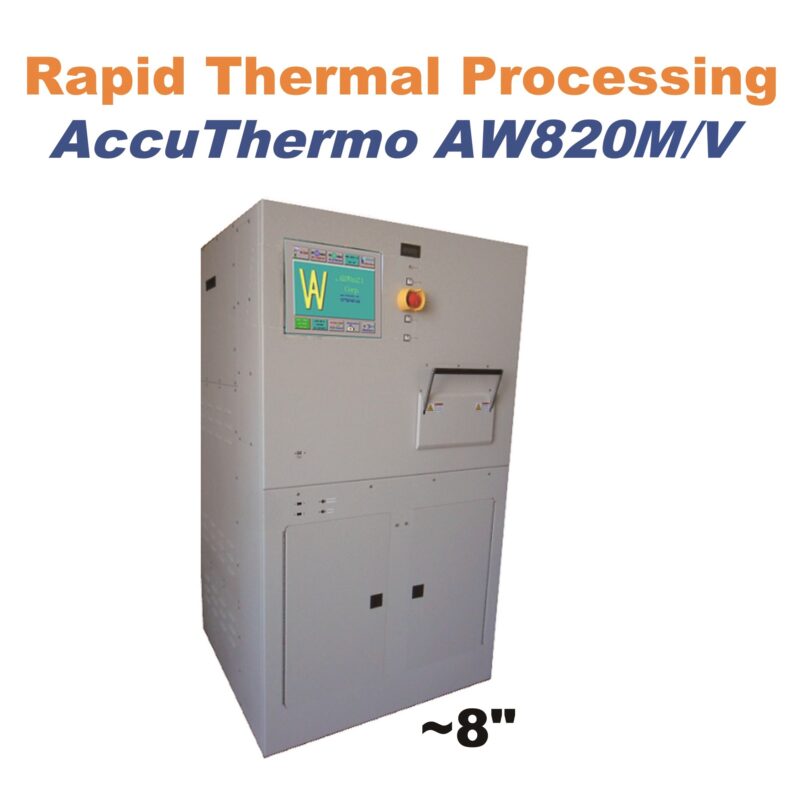 AccuThermo AW820M/V RTP system for small to 8-inch wafers
