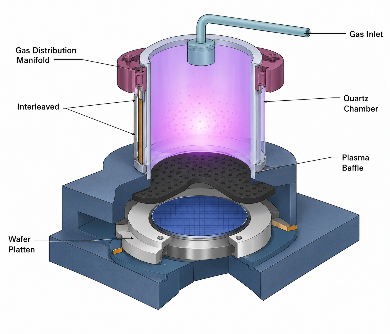 Downstream plasma asher and descum process concept